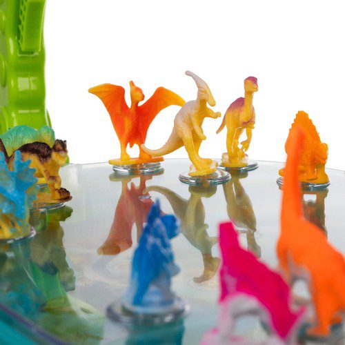 Dinosaurie skjutspel – arkadlek för barn med mål och kulor