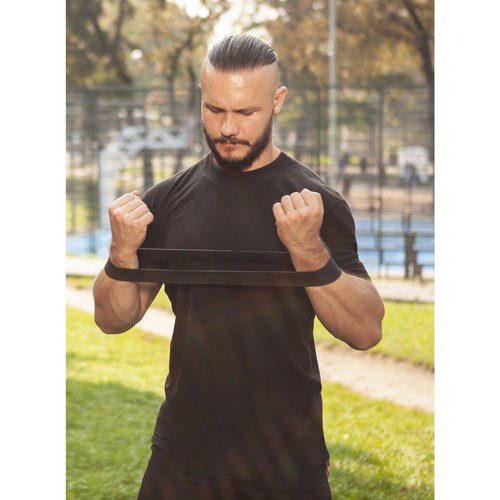 Träningsband 5-pack – elastiska gummiband med olika motståndsnivåer för styrka, stretching och återhämtning