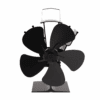 5-Bladig Termodriven Kaminfläkt – Energifri Drift, Ingen El behövs