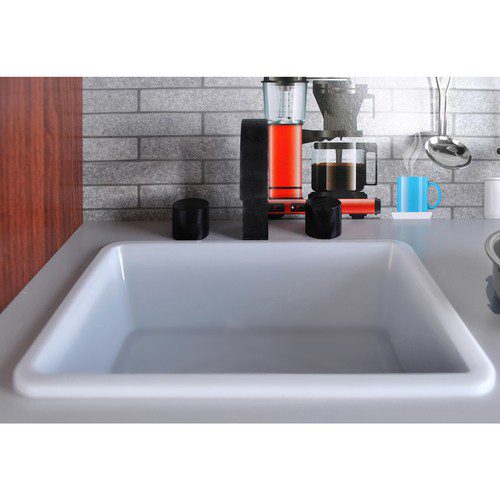 Leksakskök i trä med ljud, ljus och tillbehör – stort barnkök 80 × 24 × 80,5 cm, brun/grå