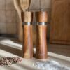 Salt- & pepparkvarnar i elegant trädesign – 2-pack med keramisk
