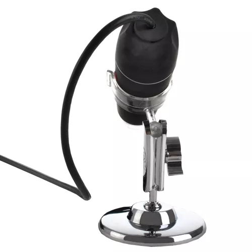 Digitalt mikroskop 1600x med USB-anslutning – 2 Mpix kamera, LED-ljus, foto- och videofunktion
