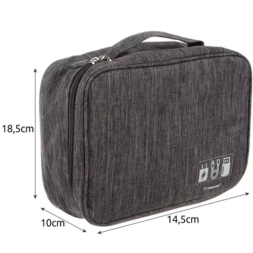 Förvaringsväska för kablar, laddare och elektronikprylar