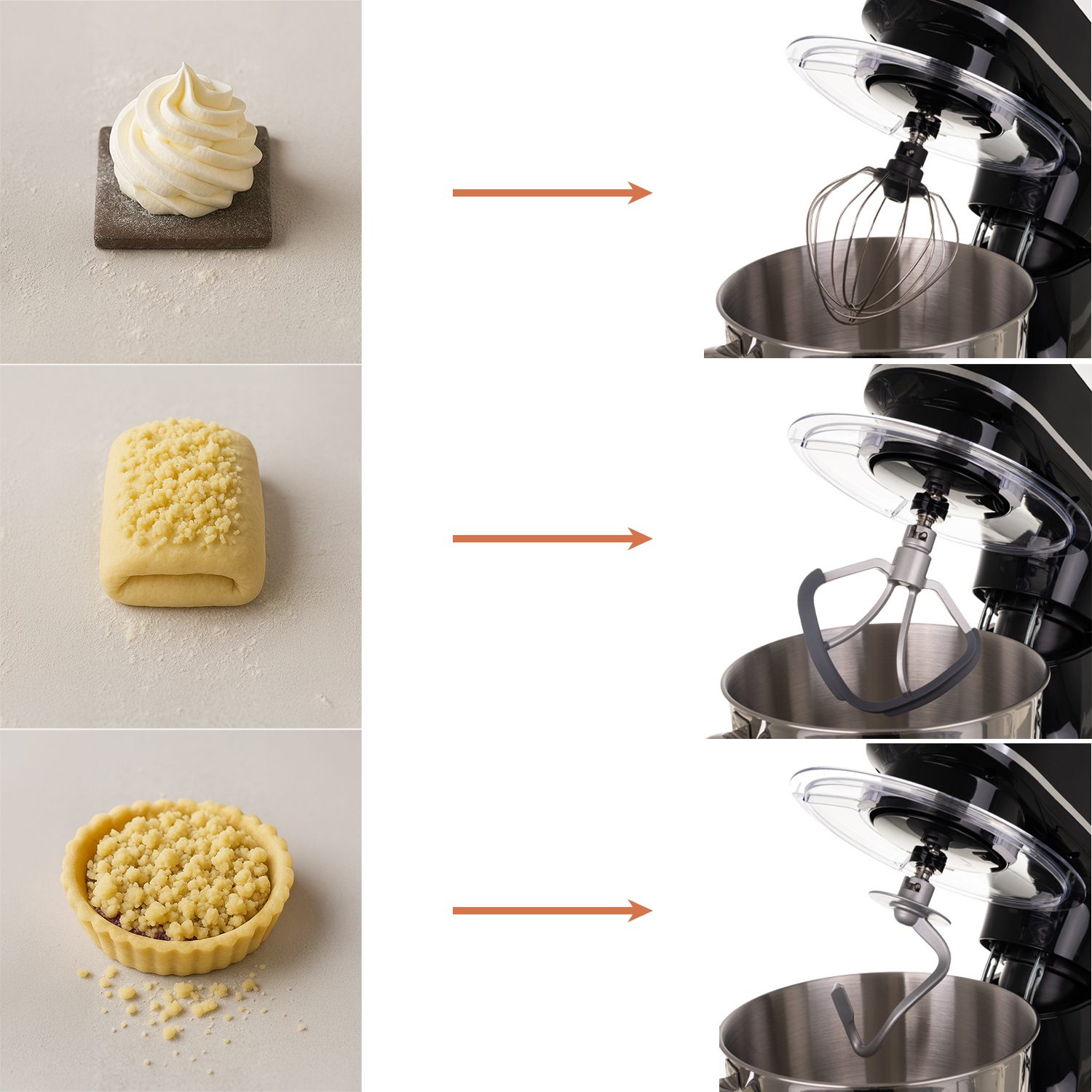 Planetarisk 6,2 L Köksmaskin med Värmeskål, Touchdisplay & 3 Praktiska Tillbehör