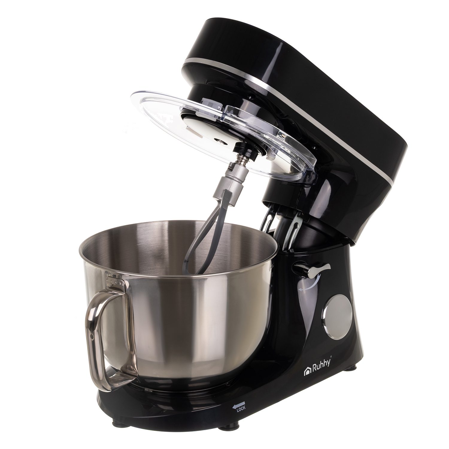 Planetarisk 6,2 L Köksmaskin med Värmeskål, Touchdisplay & 3 Praktiska Tillbehör