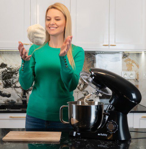 Köksmaskin 6,2 liter – 2200W matberedare inklusive tillbehör