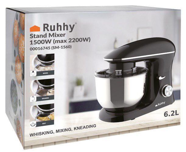 Köksmaskin 6,2 liter – 2200W matberedare inklusive tillbehör