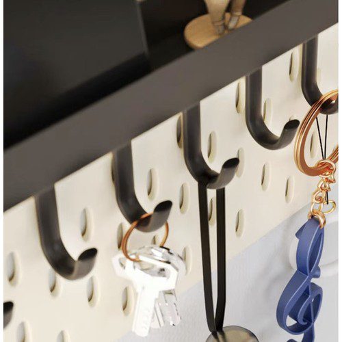 Vägghängare med magnet – nyckelhållare och klädhängare i ett