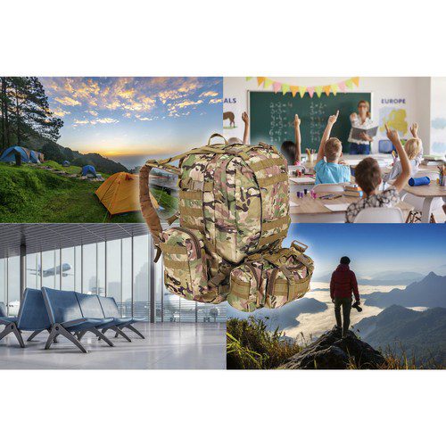 Militär Tactical Ryggsäck 45L – slitstark camping- och friluftsryggsäck