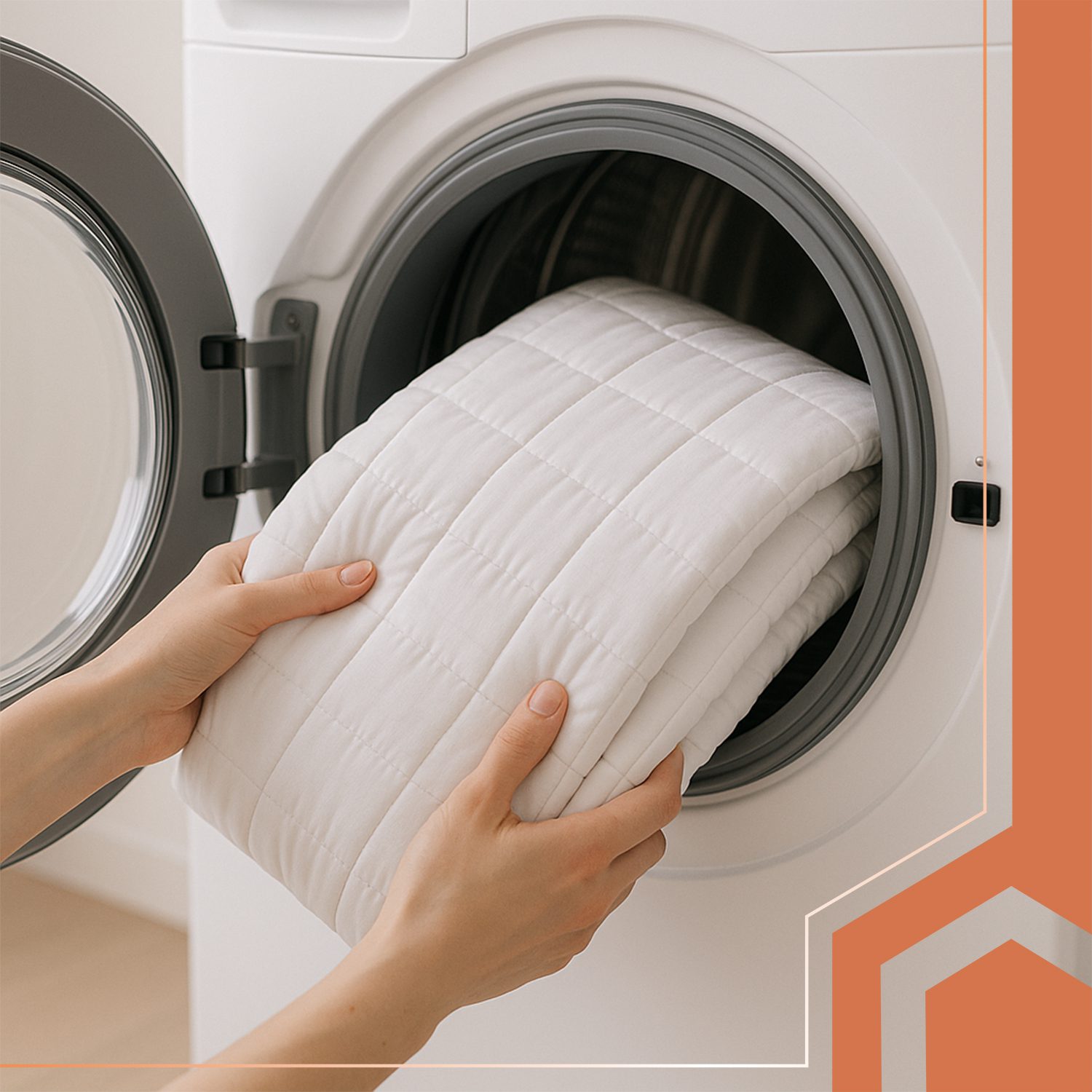 Dubbel Elektrisk Bäddmadrass 203×152 cm Vit med 9 Värmenivåer, Timer och Två Fjärrkontroller