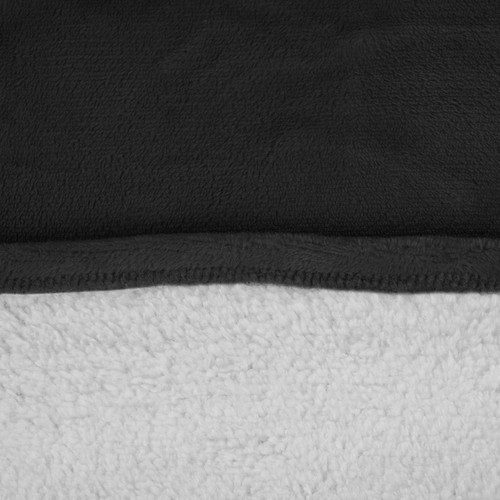 Svart oversize hoodie XXL – tjock filttröja med huva och fickor