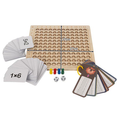 Multiplikationsspel 12×12 – pedagogiskt brädspel