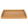 Bambu frukostbricka med fällbara ben – 73 × 31 × 21 cm
