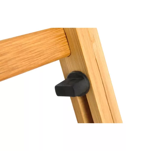 Hopfällbart laptopbord i bambu för säng med justerbart stativ