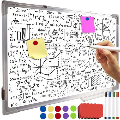 Whiteboard 60×40 cm med pennor