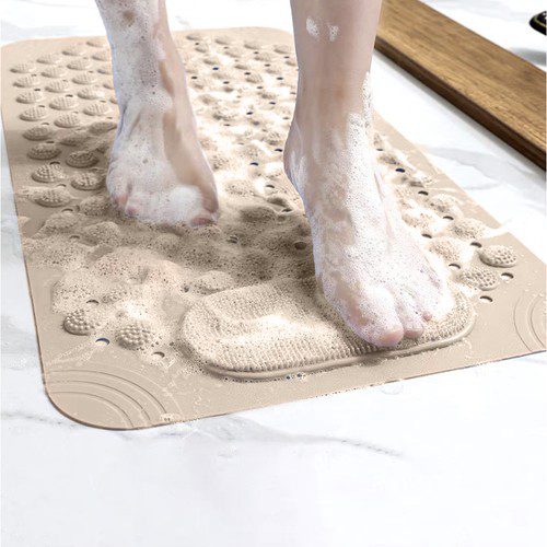 Halkfri badrumsmatta – anti-slip matta för badkar 36 × 69 cm