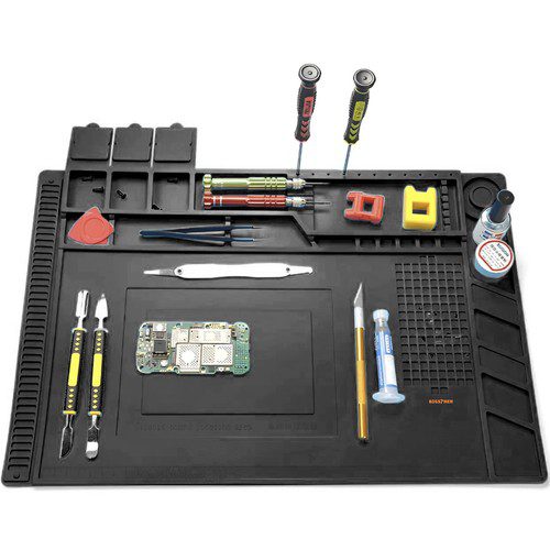 Silikonmatta 30×40 cm – värmetålig reparationsmatta för elektronik