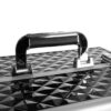 XL Sminkväska i Metall – Svart Makeupväska 35 × 24,5 × 42,5 cm