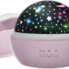 Stjärnhimmel- och havsprojektor 2-i-1 – nattlampa med rotation (Rosa)