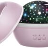 Stjärnhimmel- och havsprojektor 2-i-1 – nattlampa med rotation (Rosa)