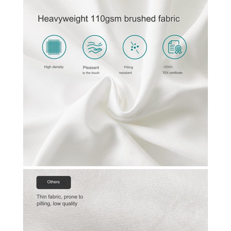 Sovkudde 80 × 80 cm i fiber, 1500 g fyllning