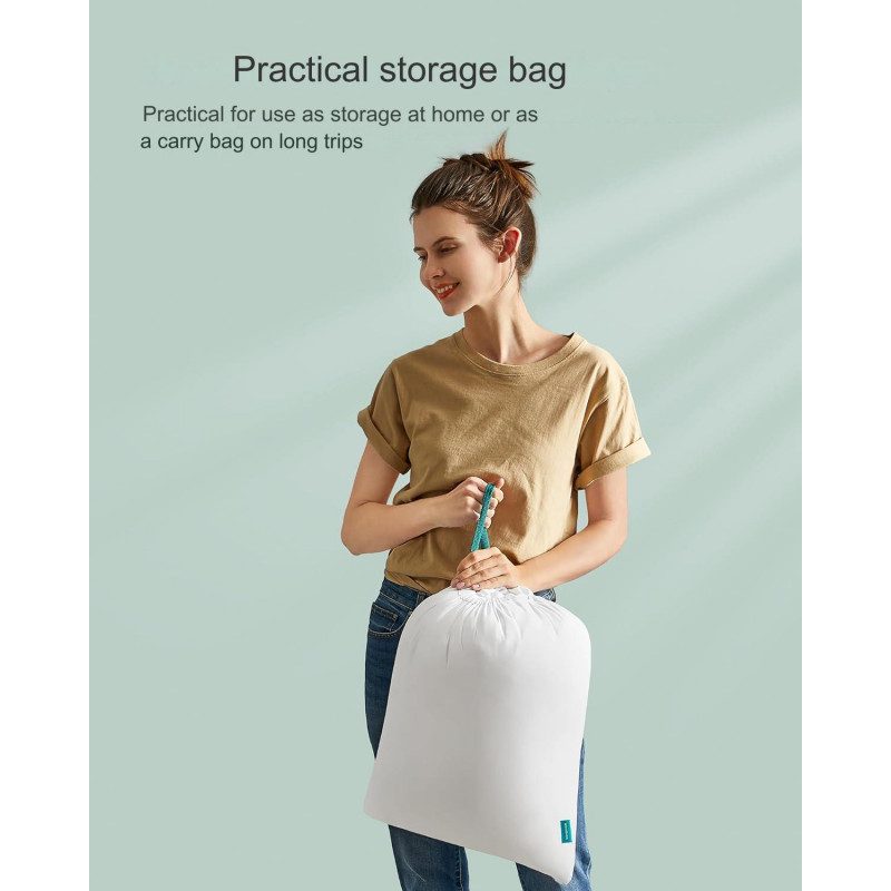 Sovkudde 80 × 80 cm i fiber, 1500 g fyllning