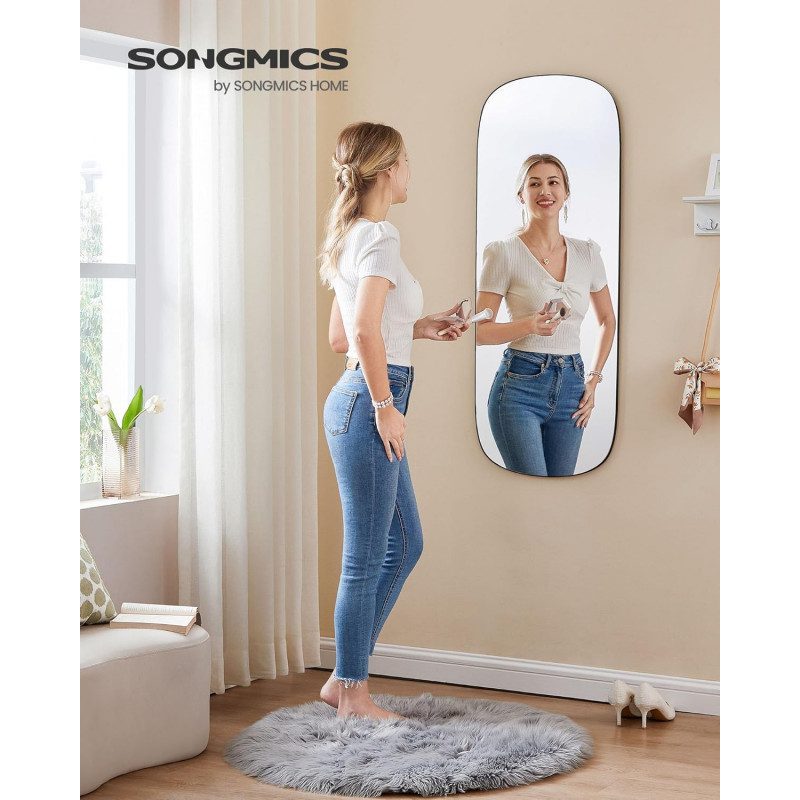 Spegel 120 x 47 cm – Montering på Dörr eller Vägg